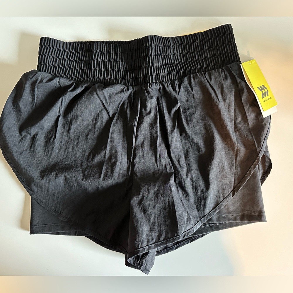 All in Motion-Transparent Tulip Shorts 3.5”